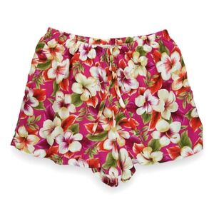 Vintage Victorias Secret  Pajama Shorts Elastic Waist  Floral  Large 112-302-099